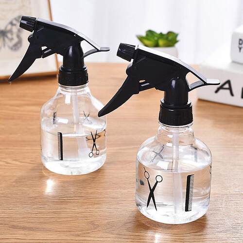 Plastic disinfectant spray bottle with alcohol nozzle, suita