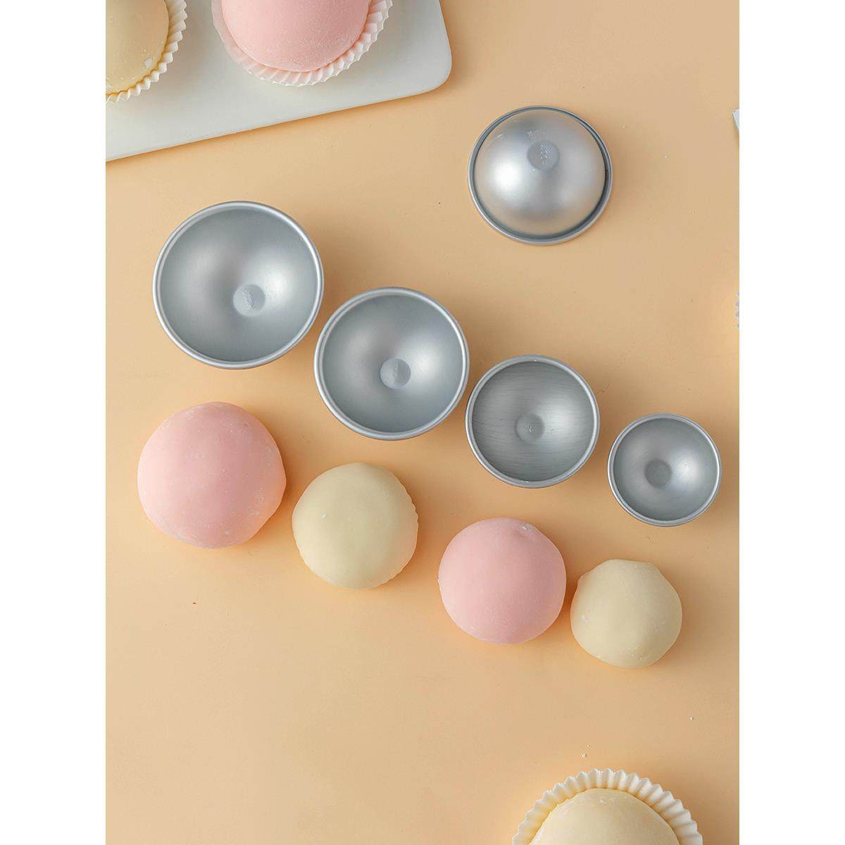 雪媚娘模具碗莓媚青团皮布丁蛋糕包装盒纸托半圆形diy磨烘焙工具,厨房/烹饪用具,烘焙模具,淘宝优惠券,粉丝福利购,淘宝优惠卷