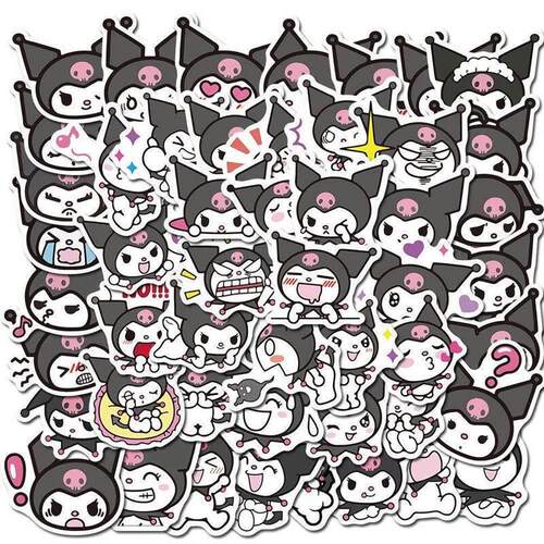 50pcs Sanrio Stickers Hello Kitty Stickers Kuromi My Melody