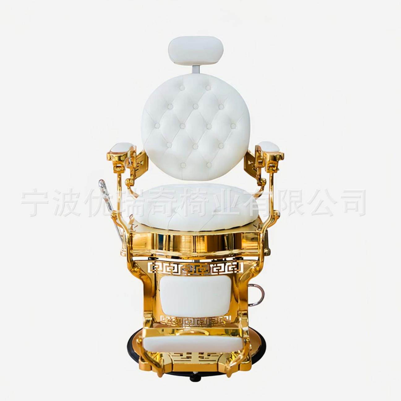 理发椅油头理容椅美发椅放倒带毛巾架刮胡子椅子转椅可旋转理发椅