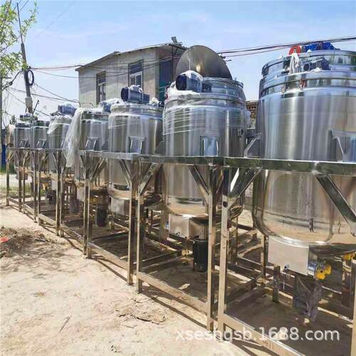 二手不锈钢储罐 洗衣液搅拌罐二手乳化罐 微生物发酵罐酵素发酵罐