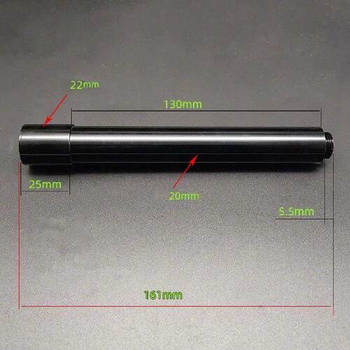 100X20MM Barrel Axle Downhill Front Fork Shaft Suitable for