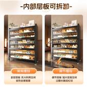 钢制鞋 架家用门玄关置物架功容量落地防尘收纳翻门柜柜多口能储大