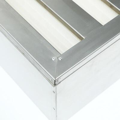厂家过滤无空尘车间净化气工GHW程用W型金器属箱式高效过滤器