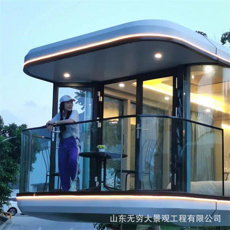 岗亭门卫新款出炉工厂按需制作方舱民宿酒店太空舱房屋造型厂家