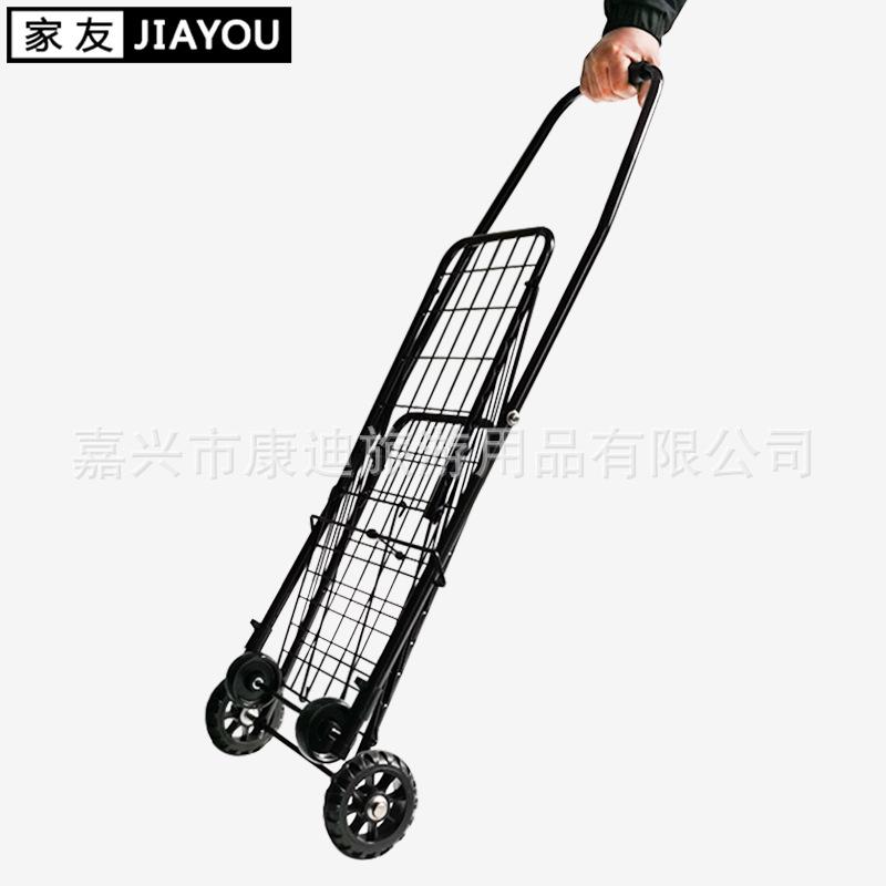 超市折叠户外车车摆摊露营购物拉车老年人小推车买菜拖车手拉家用