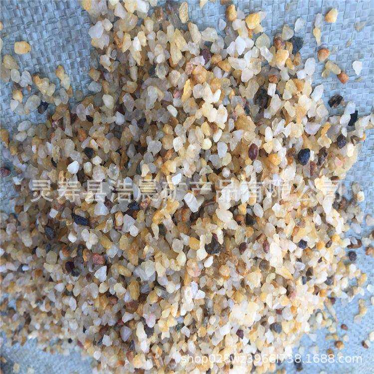 厂家供应 多肉铺面黄金沙 水族造景黄金砂 水洗石英砂