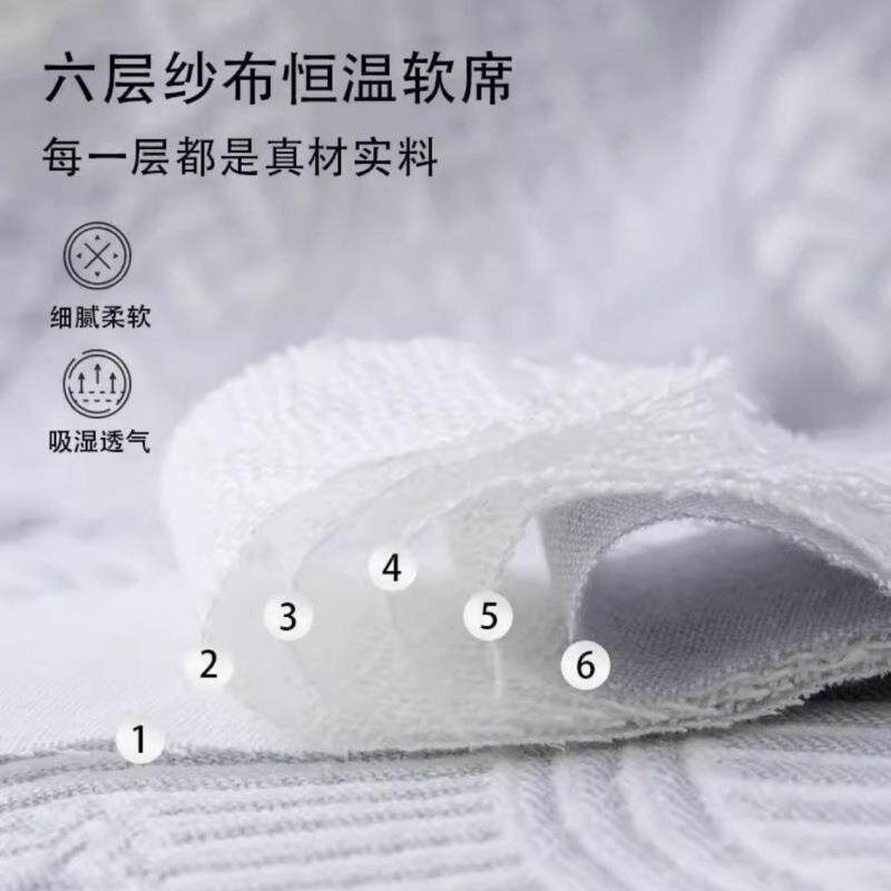 多层尺寸A类六纱布床单床软婴儿睡垫四席季双面用盖一HCB件包邮