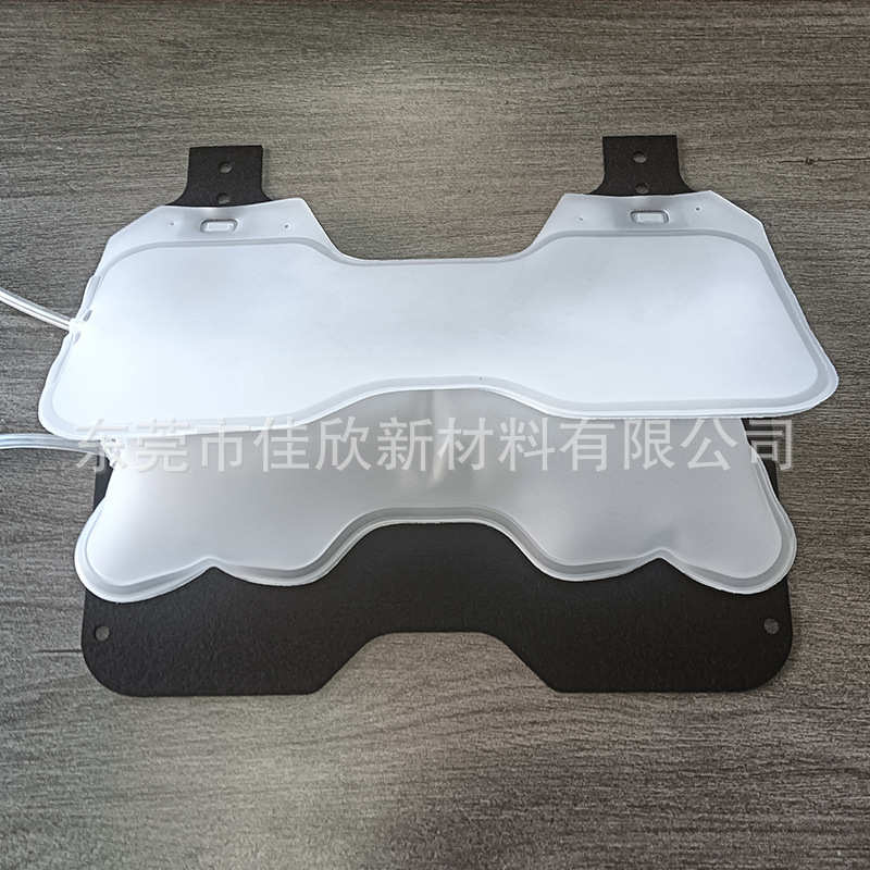 TPU汽车座椅靠背按摩气囊腰部按摩器tpu充气气袋生产厂家可订制