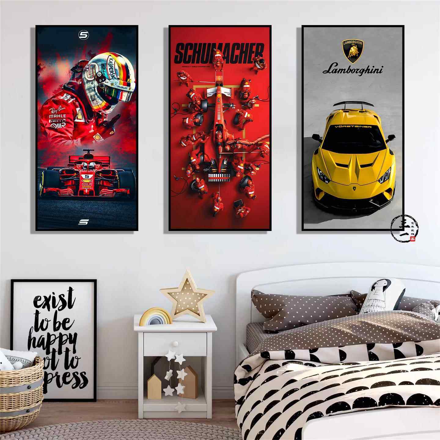 跑车玄关装饰画超跑汽车客厅背景墙挂画兰博基尼保时捷法拉利壁画,家居饰品,现代装饰画,淘宝优惠券,粉丝福利购,淘宝优惠卷