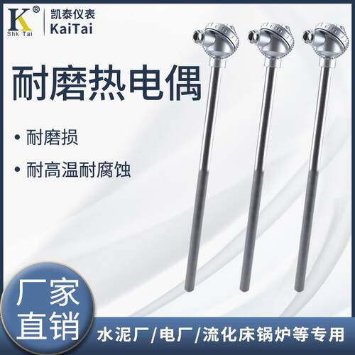 水厂硫化床电焚厂烧炉钴铬钨WRNM合金耐磨电偶热高温抗震W泥RNM