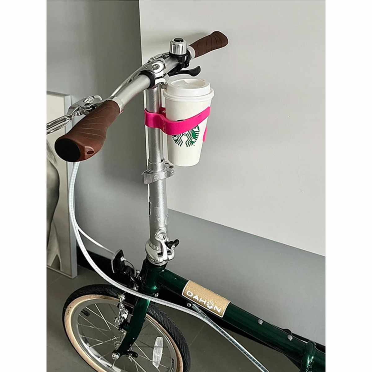 小布折叠车自行车水杯架公路单车咖啡饮料杯夹电动车骑行水壶架子