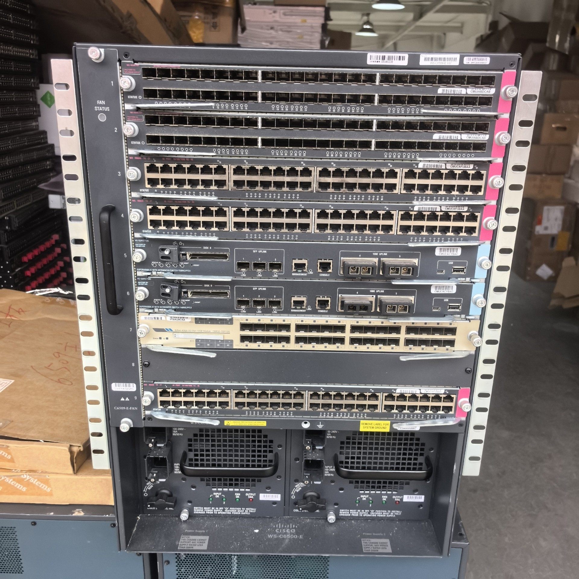 思科 C6509 核心交换机