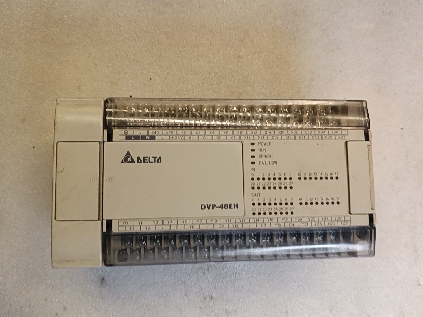 拆机台达PLC   DVP48EH00R2  实物拍摄，功能