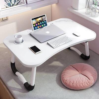 Foldable notebook student dormitory study table bed desk 桌
