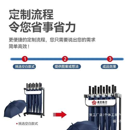 雨伞架纳带锁商用001收置子架酒店物大堂售楼部便民铁艺伞架收纳
