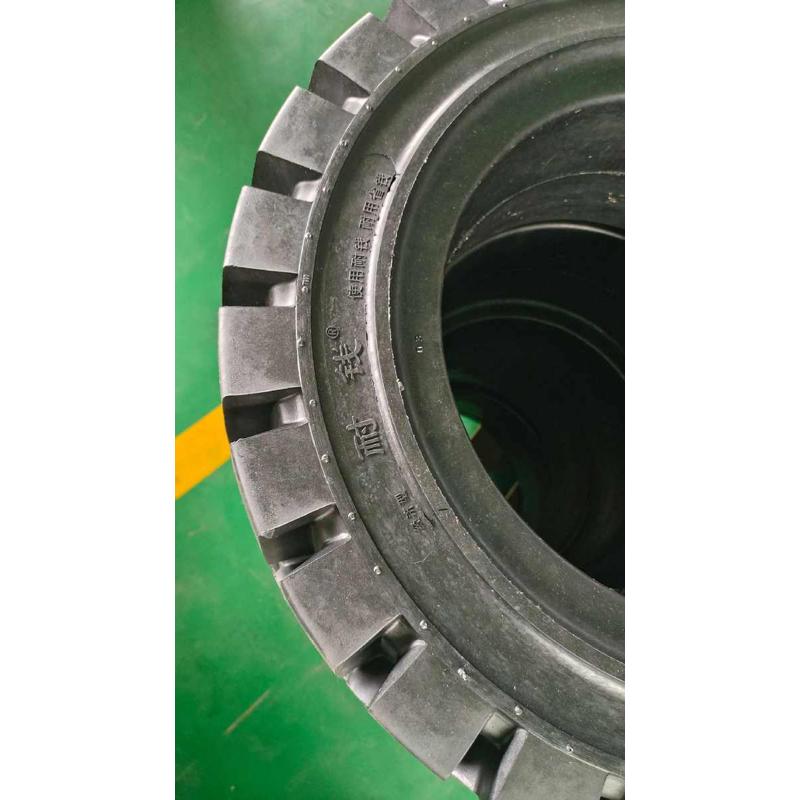 10耐-批发现成50-实心钱压28x9钢圈杭合力叉车 带6叉.龙15工 轮胎
