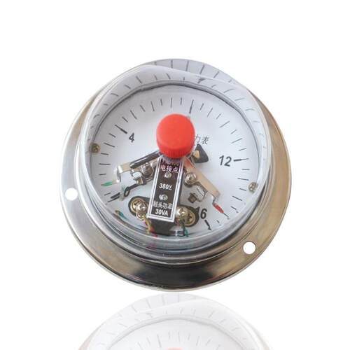 供应全不锈钢耐震磁助力电接点压力表YNBX100ZT 16MPA M20*1.5