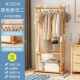高档易衣帽架落地卧简室家玄用置物架衣实木客厅转角收纳架关门口