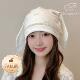 产妇防风月子帽孕产后纯棉大头围睡觉可戴发带头巾高颜值防风帽子