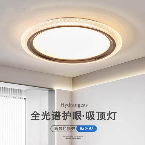 意式极简卧室吸顶灯简约现代大气设计师儿童房灯新款创意房间灯具