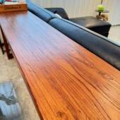 原榆木老长条台桌实木沙发后长桌家用客厅装 饰餐长条桌吧桌木吧大