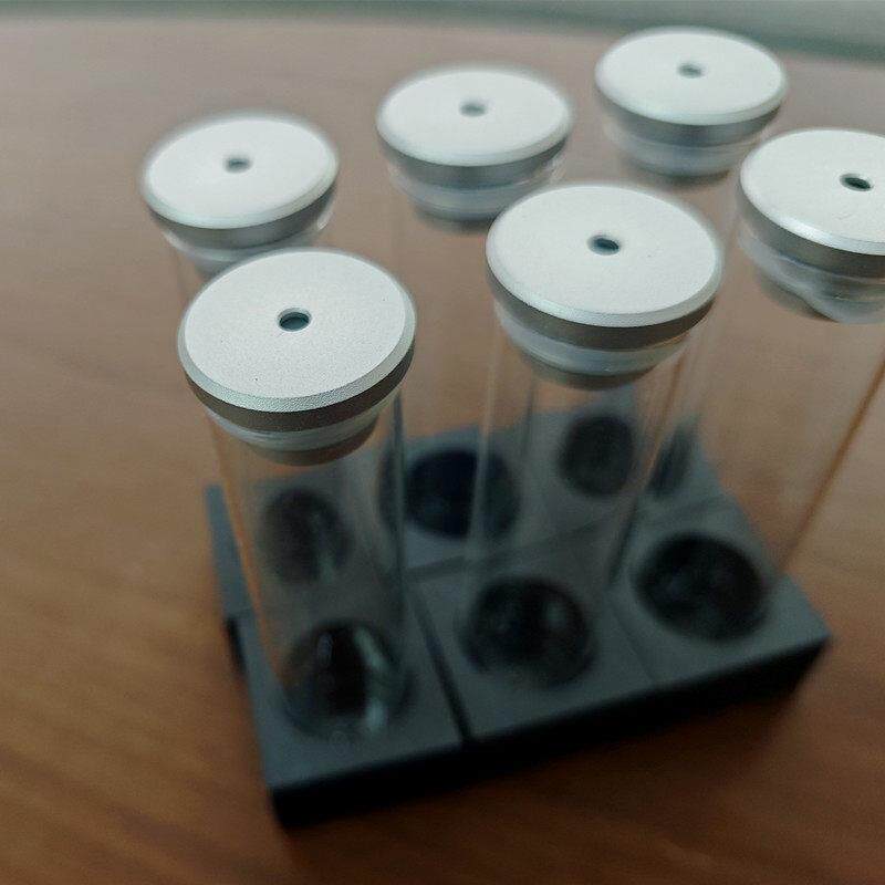 咖啡豆呼吸瓶自动排气养豆密封罐单次用量分装瓶磁吸底座玻璃瓶