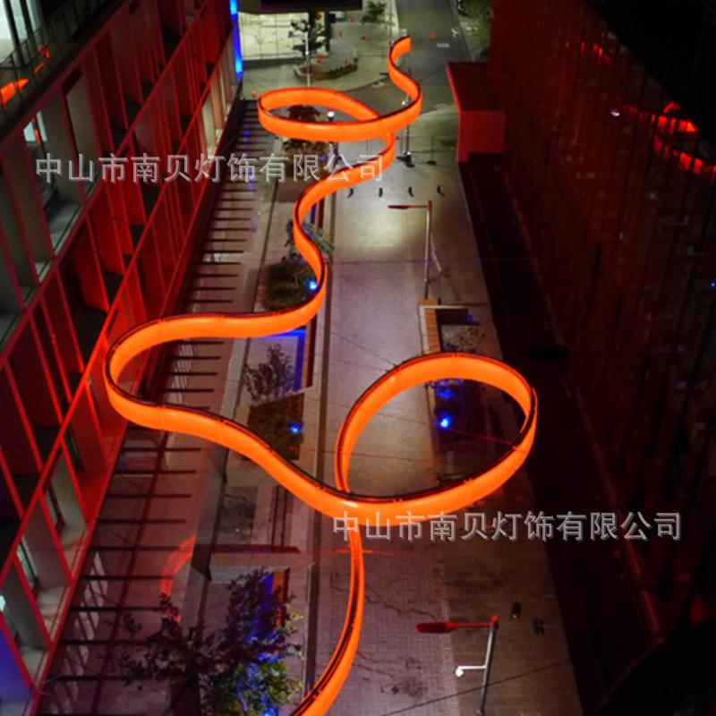 设计师艺术商业广场步行街道装饰户外商场大型空间景观装置大吊灯
