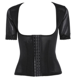 莱特妮丝d04-3b04-3调整型，塑身衣多功能半袖腰背夹