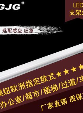led线条灯一体化支架灯学校写字楼工程线性灯会议室简约吊线灯