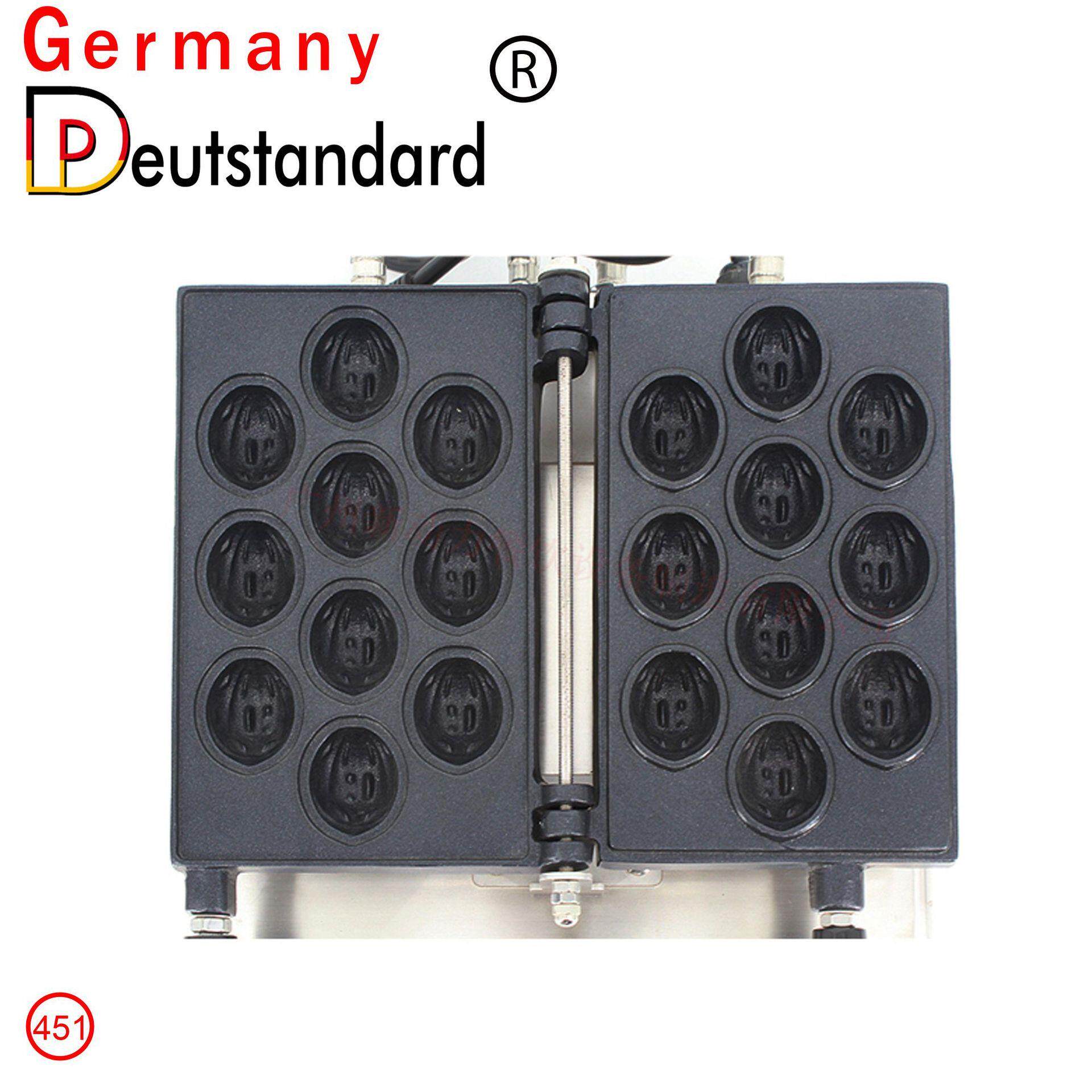 核桃烧夹馅松饼华夫饼烘培电饼档DIY点心夹心小吃设备核桃模具