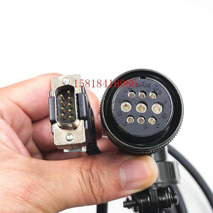 东元TSTEP/JSDEP伺服驱动器反馈线 线1KW-11KW电机编码器连接电缆