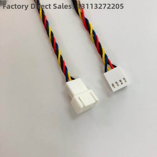 KF2510端子线 绞线4P公转母对插延长线 风扇电源转换线设备连接线