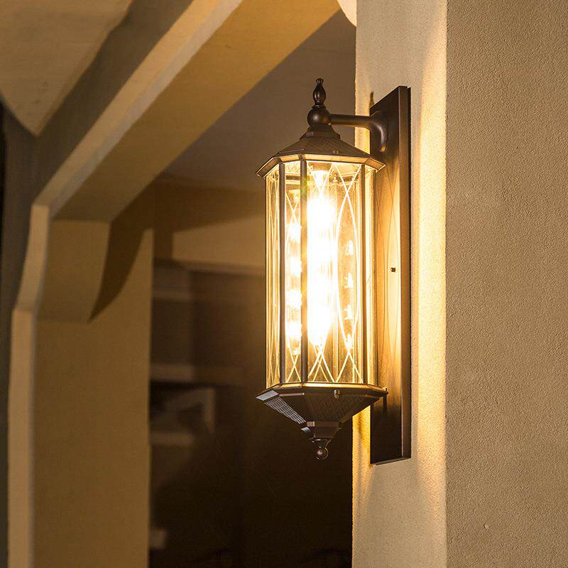 中式复古户外壁灯古典庭院灯酒店走廊楼道别墅外墙室外欧式门口灯