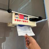 厨房纸巾架免打孔壁挂式 收纳架橱柜用纸悬挂架 纸巾盒卫生间悬挂式