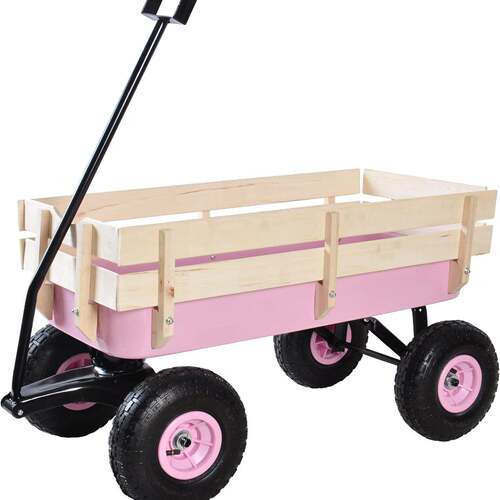176Lbs钢制花园车garden cart 多功能花园手推车 婚礼手推车