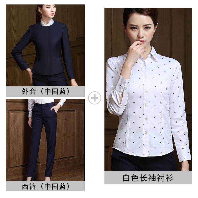 高档厦航空姐制服职业套装装女酒工店收银业工电信珠宝店售物楼部