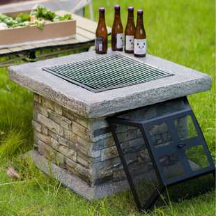 新款盘直供庭院稳定火坑烧厂家货源烤炉烧烤烤炉美式便携