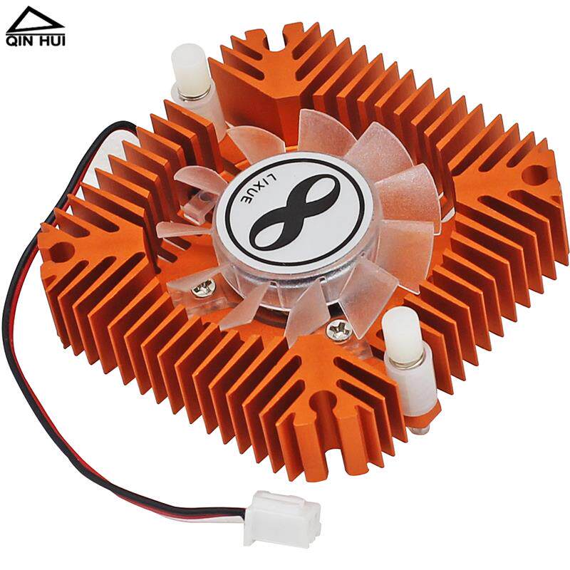 DC12V显卡散热器diy功放芯片散热片带静音小风扇XH2.54/PH2.0插头