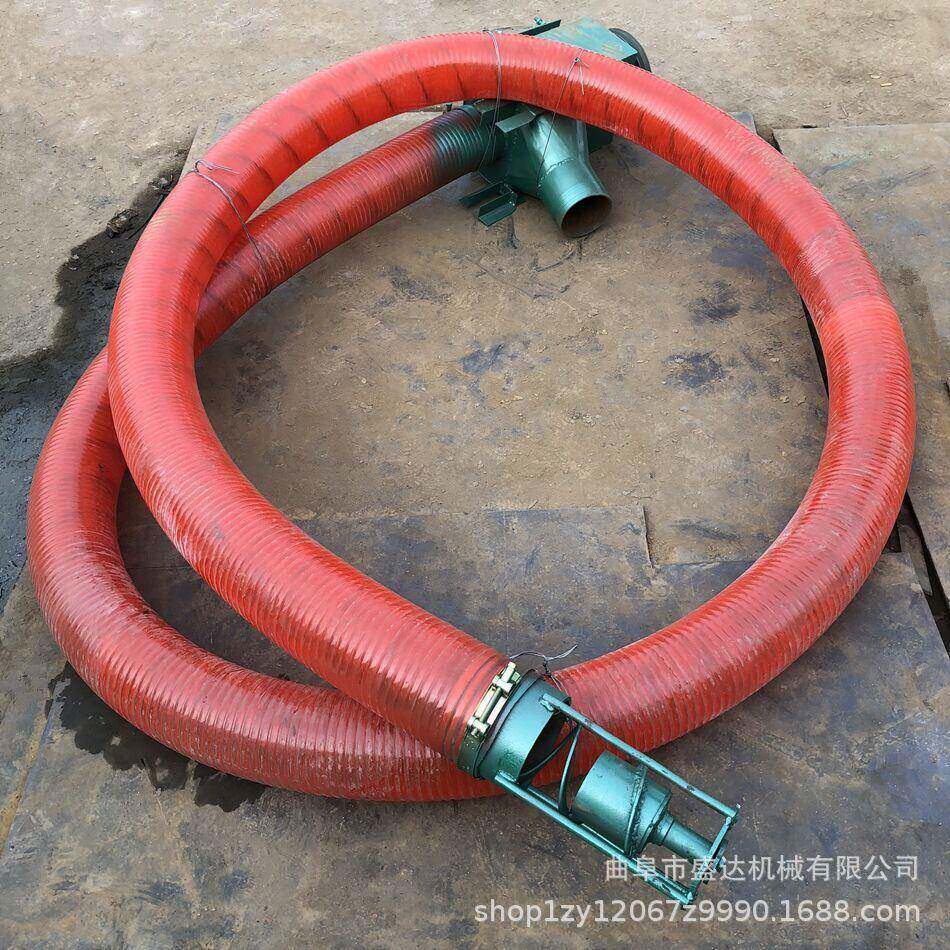 牛筋软管抽料机玉米小麦自动化弹簧蛟龙输送机橡胶管抽料机