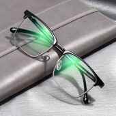 正品 视士复古潮防蓝框近光平光变色防辐射紫外线护目镜 变色全男款