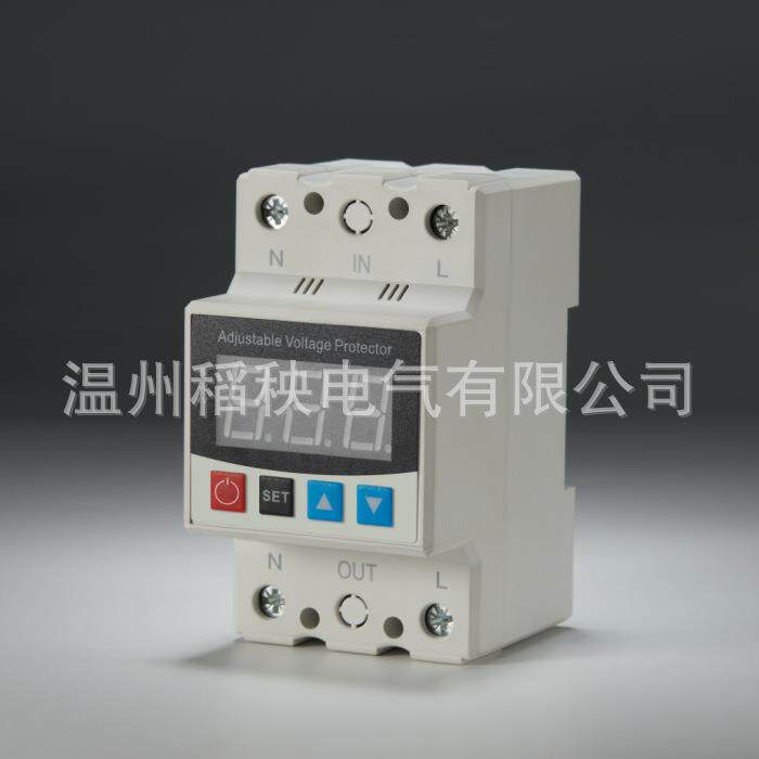 自复式可调过欠电压限电流保护器LED双显示80A100A220V数显