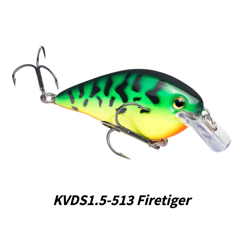 Strike King美国进口 KVD Squarebill 1.5 方舌板摇滚小胖子 静音