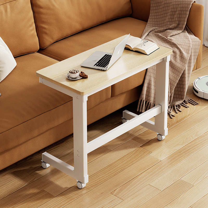 床边桌可移动学习书桌家用办公桌电脑桌沙发带轮边几角几小茶桌