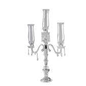 欧式 水晶蜡烛台婚庆婚礼玻璃烛台结婚路引道具KTV样板房简约摆件