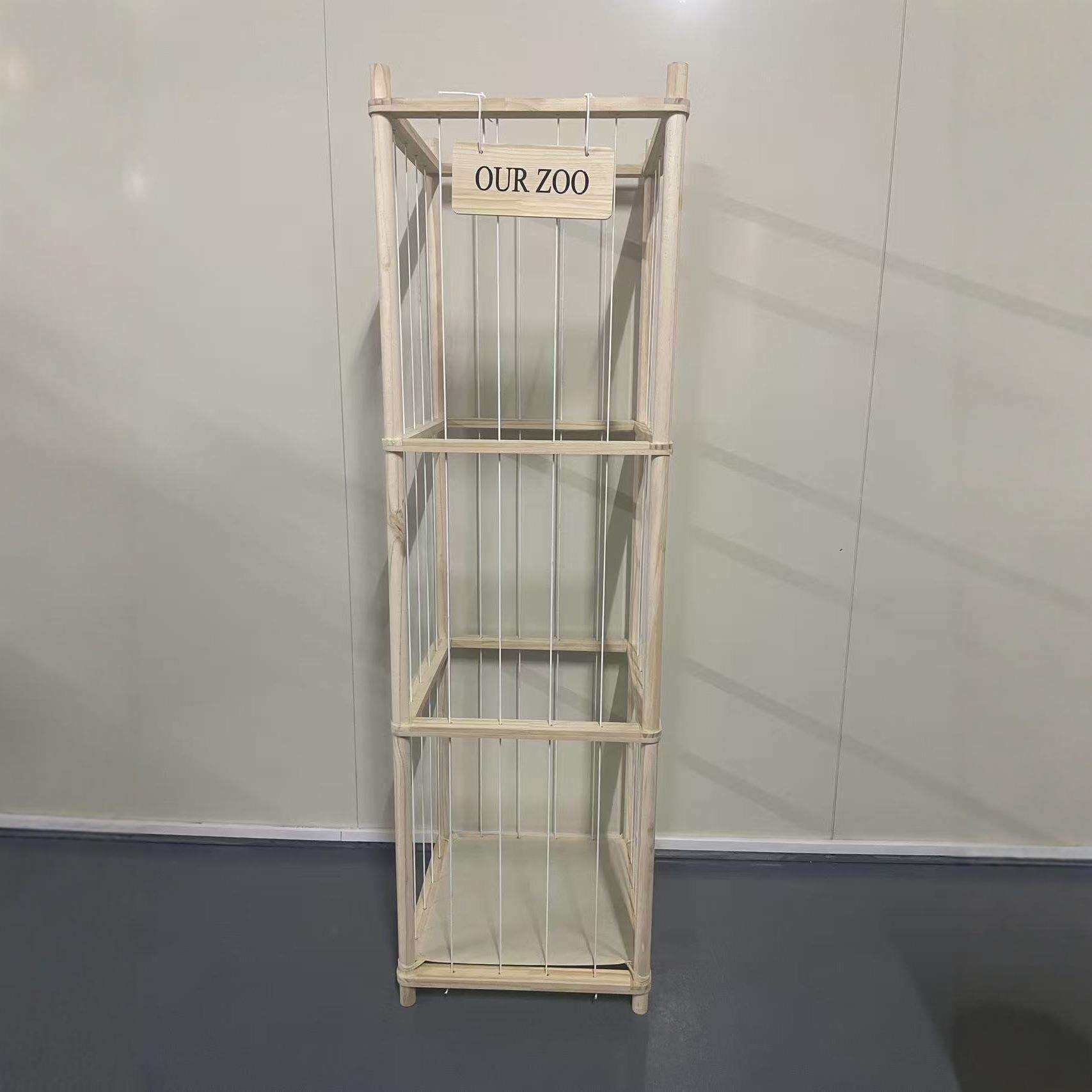 毛绒玩具收纳架儿童房公仔置物架多层玩偶展示架宝宝玩具整理架
