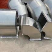 厂家镀锌方管0度矩9形直角焊管接转弯配件风风机防90度矩形不雨锈