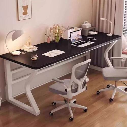 舒适双人电脑桌台式办公桌家用学生学习桌小户型卧室电竞桌工作台