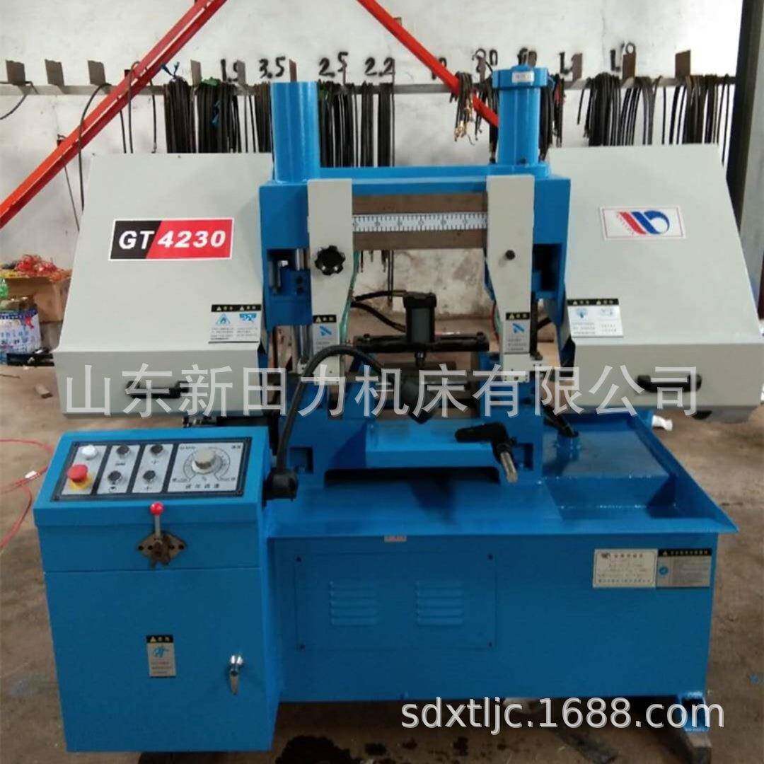 厂价供应G4230金属锯床30卧式带锯床4230液压半自动锯床30带锯机