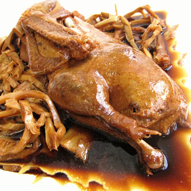 红烧卤味系列之笋干 干鸭笋干 干炖鸭老鸭煲 卤鸭肉熟食750g
